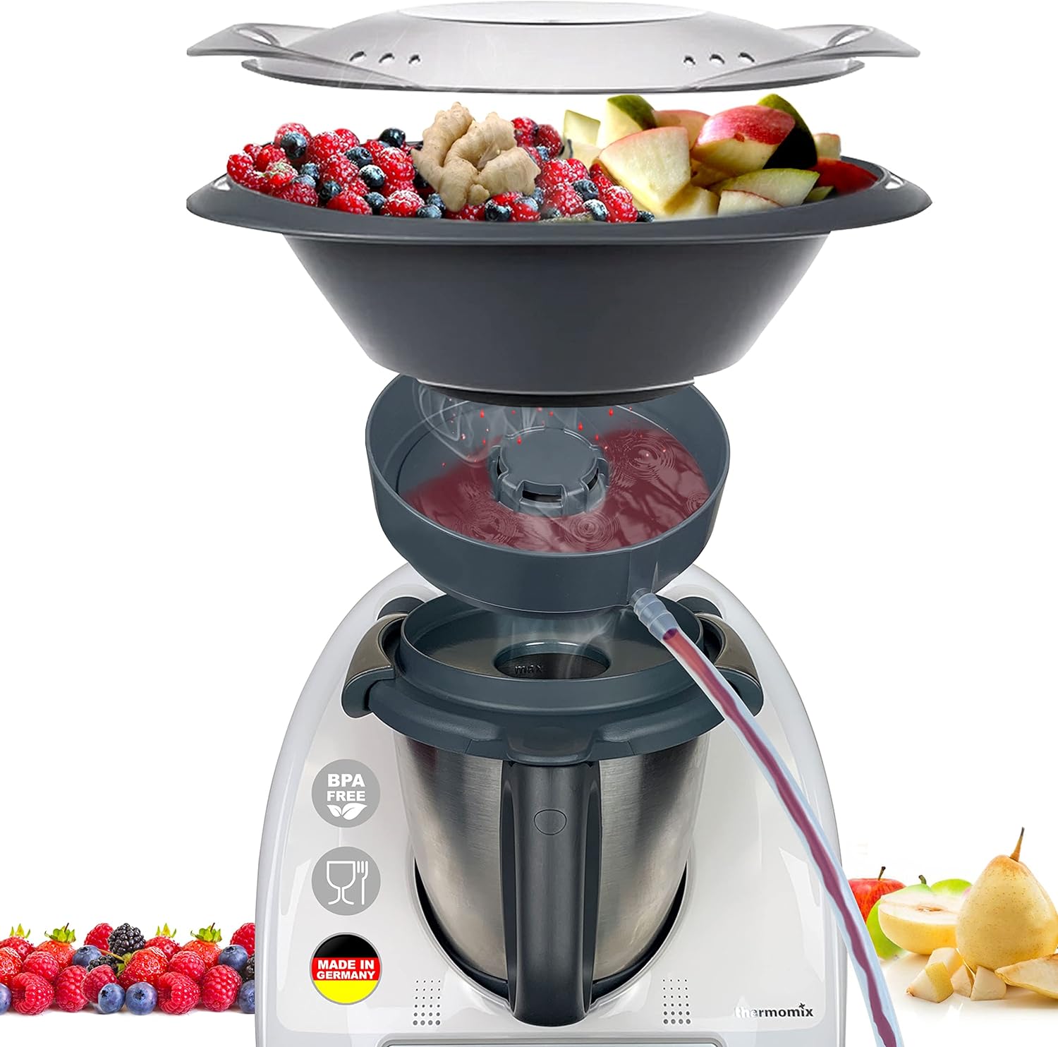 SuccoBim™ | Spremiagrumi per succhi, sciroppi e marmellate Bimby TM5, TM6, TM7 e TM31