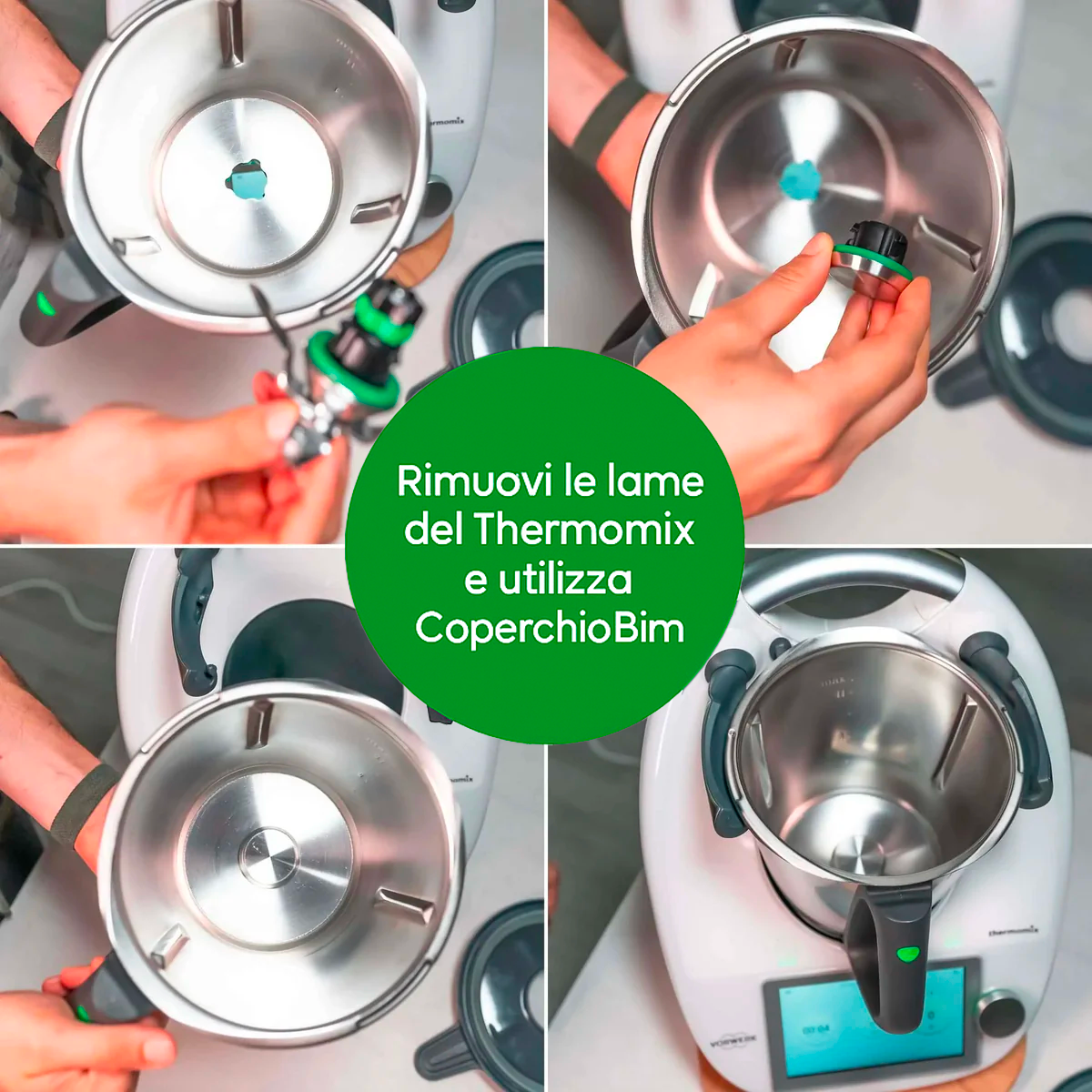CoperchioBim™ | Coperchio per sostituire le lame Bimby TM5, TM6, TM7 e TM31